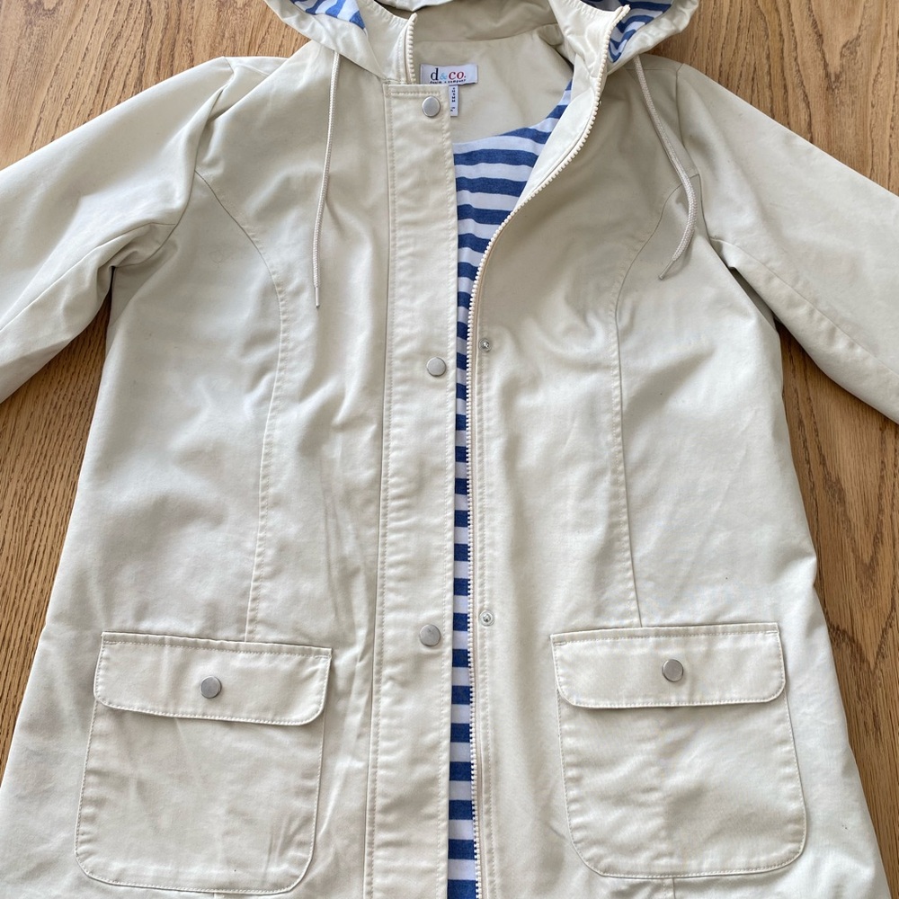 Denim & Co Rain Coat